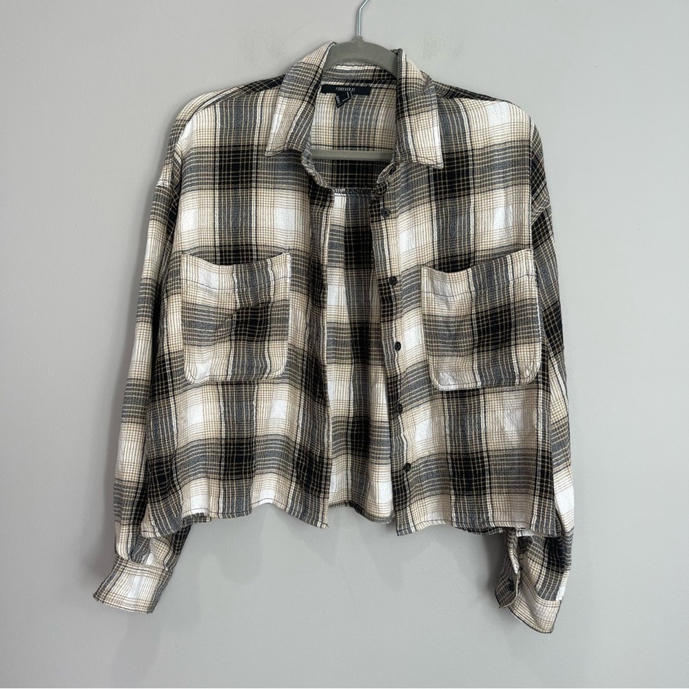 Forever 21 Plaid Button-Up Shirt